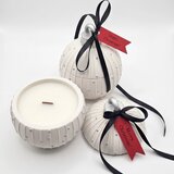NOBAMO Svijeća Christmas Bauble Charming - Bijela / Srebrna / Zimsko Čudo Cijene