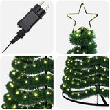  LED božićno drvce od folije s postoljem EKENAS 250 cm Slike