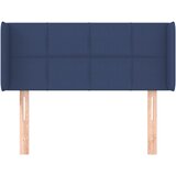  Uzglavlje s ušima plavo 93x16x78/88 cm od tkanine | shoptok.hr