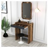 Hanah home lizbon mirror - walnut, anthracite walnutanthracite make-up table | ePonuda.com
