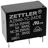 Zettler Electronics AZ940-1AB-12DS relej za tiskane pločice 12 V/DC 10 A 1 zatvarač 1 St. Cijene