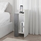 Livetastic Majhna Nočna Omarica Elos, Bela, Siva | Shoptok.si