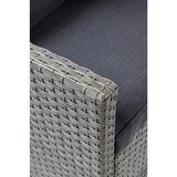 Modern Living Lounge Garnitura Lisabon, Siva, Rjava, 4-Delni Set | Shoptok.si
