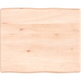 vidaXL Mizna plošča 60x50x6 cm neobdelana trdna hrastovina naraven rob Cene