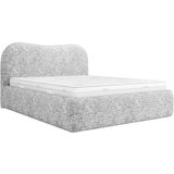 MID.YOU OBLAZINJENA POSTELJA 180 cm x 200 cm , les, tekstil, leseni material siva | Shoptok.si