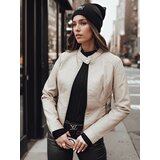 DStreet Kurtka damska skórzana SKINVEX beżowa | shoptok.hr