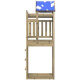  Igraći Toranj Smeđa Solidno Impregnirano Drvo 85 x 52,5 x 239 cm | Shoptok.si