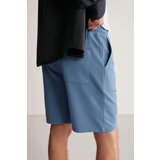 Dewberry 89749 Mens Sport Style Pocket Shorts-DARK BLUE | Shoptok.si