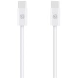 Onasi LongRun podatkovni kabel Type C dožina 1 m 60W - bel | Shoptok.si
