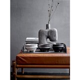 Bloomingville Siva ukrasna papirna vaza Banael, visina 36 cm | shoptok.hr