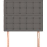  Uzglavlje sivo 80x5x118/128 cm umjetna koža | Eponuda.com