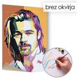  Slikanje po številkah BRAD PITT - Level Starter (set za) | Shoptok.si
