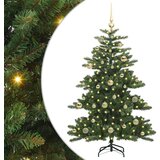 vidaXL Umetno Zložljivo Božično Drevo with LEDs z stojalom 150cm PVC | Shoptok.si