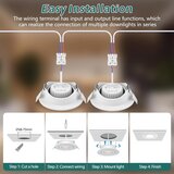 KYOTECH 3x 88 mm LED vgradna svetilka | Shoptok.si