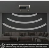 Lesnina XXXL Briloner 3770-015 - LED stropno svetlo sa senzorom FRAME LED/14W/230V 3000K 32x30 cm crna | Eponuda.com