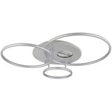 Globo 48466-54A-LED prigušiva plafonska svetiljka INVERTINA 54W/230V 90x70 cm srebrna + daljinski upravljač | Eponuda.com