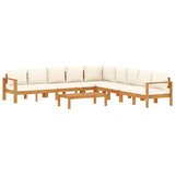  6-dijelna set vrtnih sofa s jastucima masivno bagremovo drvo | Eponuda.com