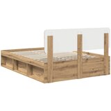  Krevetna konstrukcija Umjetnička hrastovina 150 x 200 cm | shoptok.hr