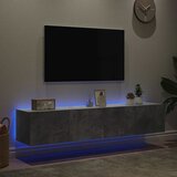  Zidni TV ormarići LED 2 kom boja betona 80x35x31 cm | Eponuda.com