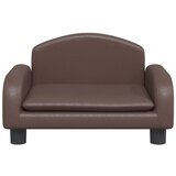  Dječja fotelja smeđa 50 x 40 x 30 cm od umjetne kože | shoptok.hr