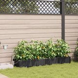 vidaXL Stalak za biljke Crna Plastika 160 x 40 x 22 cm | shoptok.hr