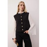TRENDYOLMILLA ženski top Twoaw26Ye00013, Crna Cene