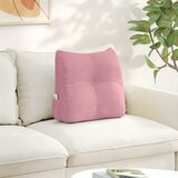 vidaXL Poglavni vzglavnik Roza 45 x 24 x 50 cm Žamet | Shoptok.si