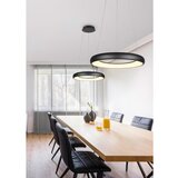  Mat črna LED zatemnitvena viseča svetilka s kovinskim senčilom ø 62 cm Cardona – | Shoptok.si