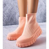 Gemre Searlait Pink Ankle Sock Sneakers | Shoptok.si