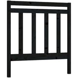  Uzglavlje za krevet crno 81 x 4 x 100 cm od masivne borovine | shoptok.hr