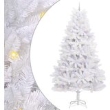  Umjetno božićno drvce s nogom Bijelo 300 cm PVC i čelik | shoptok.hr