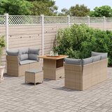  Sjedeća garnitura za vrt 8 kom. 5-Broj sjedala Bež 80 x 80 x 71 cm | shoptok.hr
