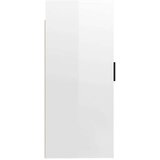  Zidni TV ormarić bijela visokog sjaja 40x34 5x80 cm | shoptok.hr