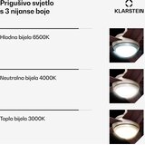 Klarstein Bolero stropni ventilator z lučjo | 132 cm | 35 W | Tiho delovanje | Les | Shoptok.si