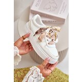 Boto Women's Platform Sneakers With Decorative Lacing White Mistra | shoptok.hr