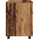  Mobilni ormar za spise s kotačima staro drvo 45x38x54 cm | shoptok.hr