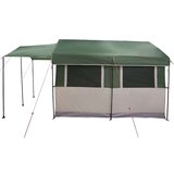  Obiteljski šator s krovom Zelena i bijela 324 x 255 x 230 cm | shoptok.hr