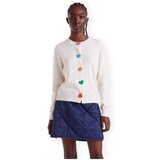 Compania Fantastica COMPAÑIA FANTÁSTICA Cardigan 10320 - Ecru Bež Cijene