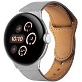 INF Nastavljiv trak za Google Pixel Watch 3/4 (45mm) – umetno usnje Gray, (5000348516) Cene
