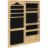  Zidni ormarić za nakit s ogledalom 37 5 x 10 x 90 cm | shoptok.hr