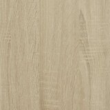 vidaXL Polica za knjige sonoma hrast 80,5x35x139 cm izrađeno drvo | shoptok.hr