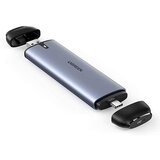 Ugreen USB-C in USB-A ohišje za M.2 NVMe SSD B-Key 70532 | Shoptok.si