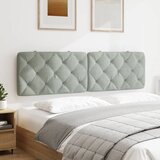  Jastuk za uzglavlje svjetlosivi 183 cm baršunasti | shoptok.hr