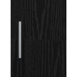 vidaXL visoka komoda crni hrast 50x42.5x185 cm od MDF-a | shoptok.hr
