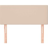  Uzglavlje boja cappuccina 80 x 5 x 78/88 cm od umjetne kože | shoptok.hr