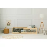 Adeko Dječji krevet od masivnog bora 80x190 cm u prirodnoj boji Mila CPW –
