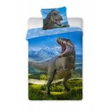 Baloo posteljina za decu dino t-rex 160x200+70x80cm 9662