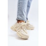 Boto Women's sneakers with chunky sole, beige Windamella | Shoptok.si