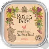 Varčno pakiranje Kitten 32 x 100 g - Piščanec & postrv