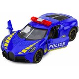  Sportski automobil Policijski automobil s motornim pogonom Metalno plava boja 1:43 Slike